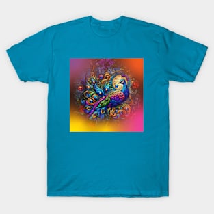 Peacock Colors T-Shirt